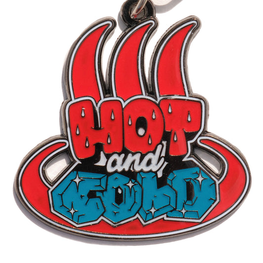 『HOTandCOLD』メタルキーホルダー