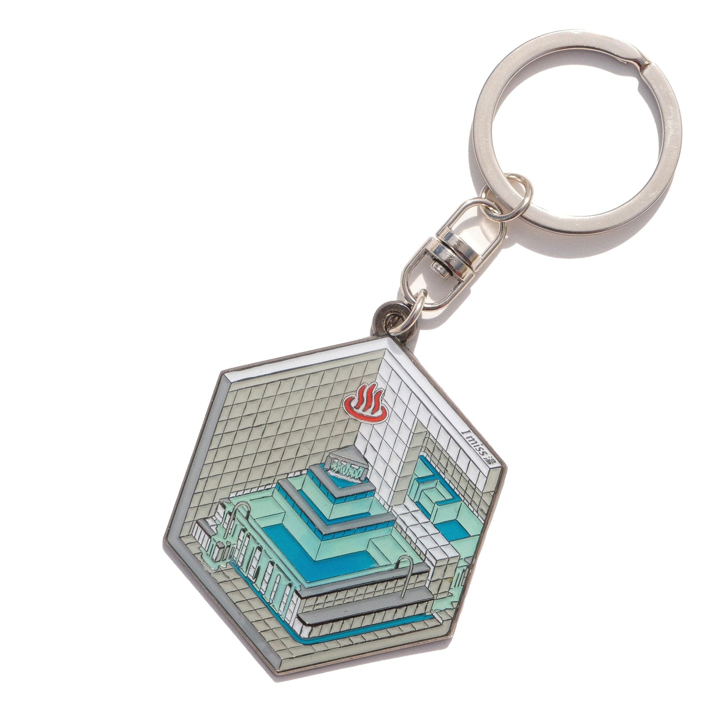 『I MISS 湯ト◯ワ』メタルキーホルダー